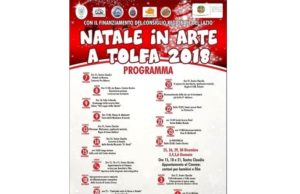 Tolfa al via il calendario natalizio, tanti appuntamenti fino al 6 gennaio