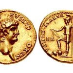 Aureo raffigurante testa di Nerone
