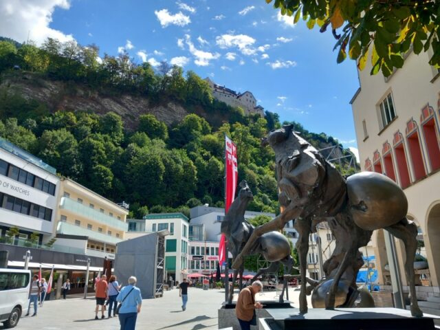 Veduta di Vaduz, Liechtenstein